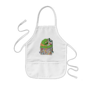 Sesame Street Jul Oscar Grouch Barnförkläde