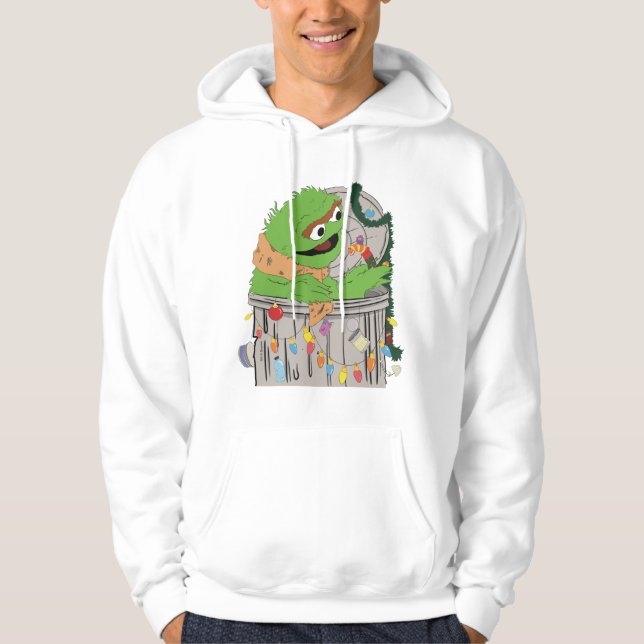 Sesame Street | Jul Oscar Grouch Hoodie (Framsida)