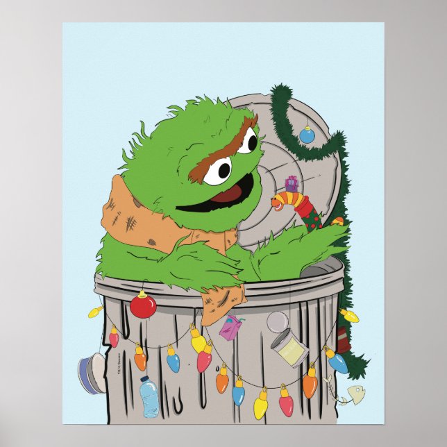 Sesame Street | Jul Oscar Grouch Poster (Framsidan)