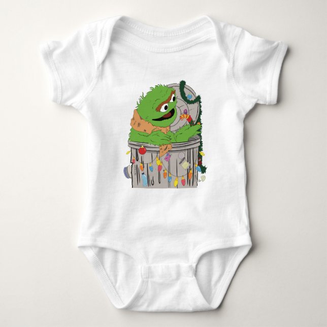 Sesame Street | Jul Oscar Grouch T Shirt (Framsida)