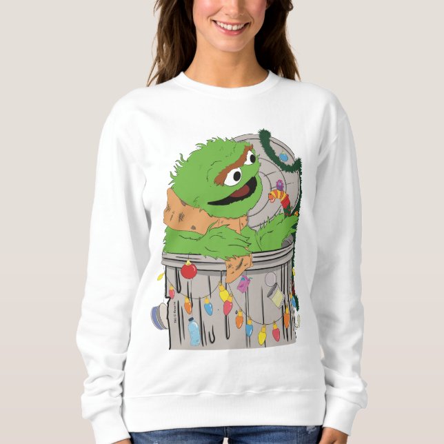 Sesame Street | Jul Oscar Grouch T Shirt (Framsida)