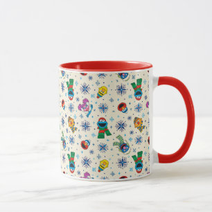 Sesame Street jul Snowflake Mönster Mugg