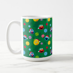 Sesame Street Julgran Mönster Kaffemugg
