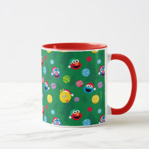Sesame Street Julgran Mönster Mugg
