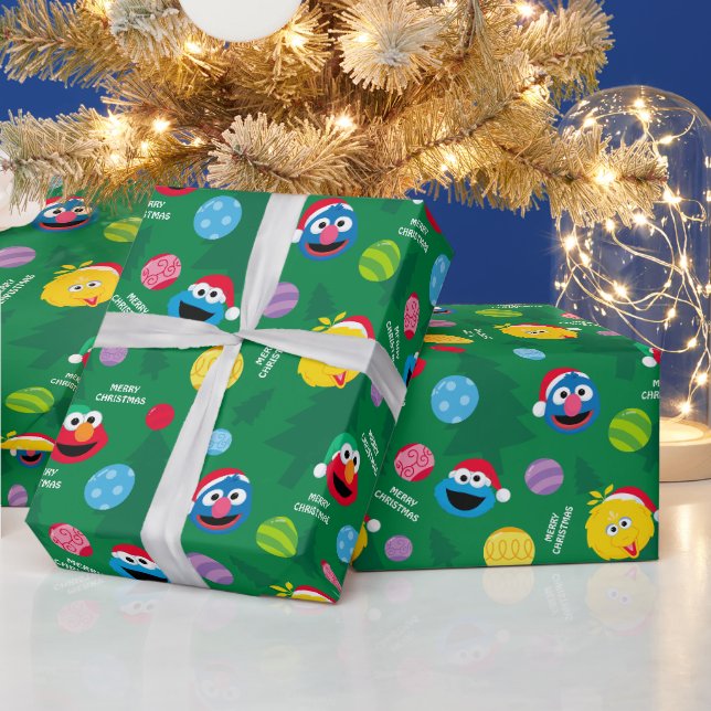 Sesame Street Julgranmönster Presentpapper (Helgdagar)