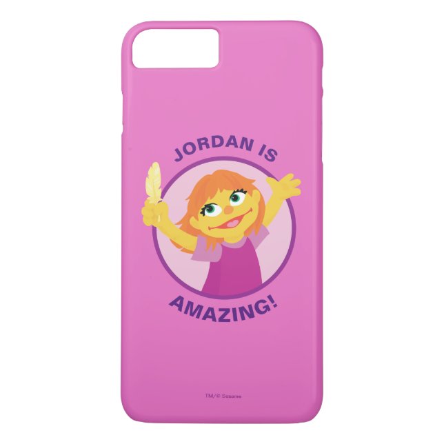 Sesame Street | Julia Holding Feather Case-Mate iPhone Skal (Baksida)