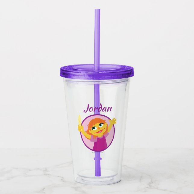 Sesame Street | Julia Holding Feather Take Away Mugg (Framsida)