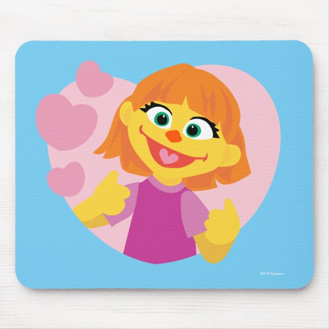 Sesame Street | Julia Rosa Heart Musmatta (Framsidan)