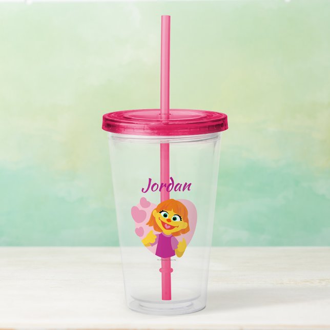 Sesame Street | Julia Rosa Heart Take Away Mugg (Skapare uppladdad)