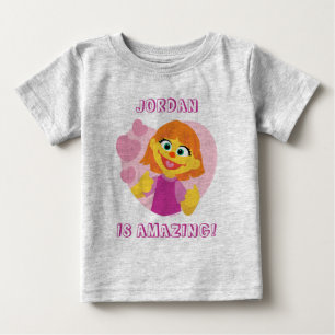 Sesame Street Julia Rosa hjärta Tröja