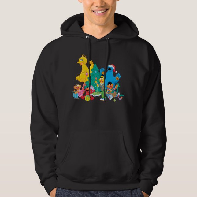 Sesame Street | Julkompisar Hoodie (Framsida)