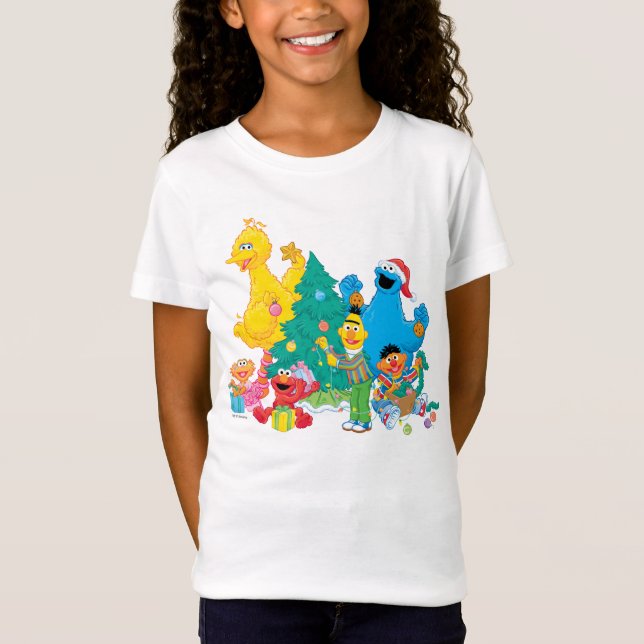 Sesame Street | Julkompisar T Shirt (Framsida)