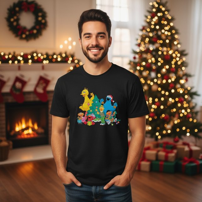 Sesame Street | Julpaket T Shirt (Skapare uppladdad)