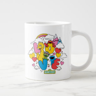 Sesame Street KÄRLEK Jumbo Mugg