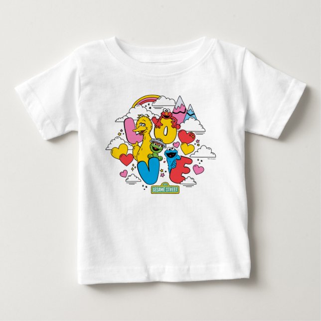 Sesame Street | KÄRLEK T Shirt (Framsida)