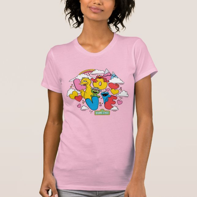Sesame Street | KÄRLEK T Shirt (Framsida)