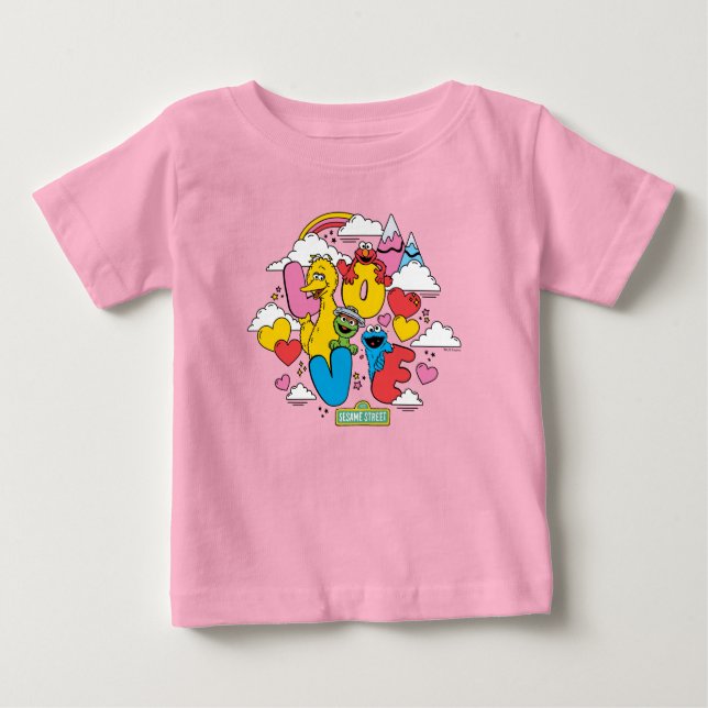 Sesame Street | KÄRLEK T Shirt (Framsida)