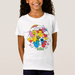Sesame Street   KÄRLEK T Shirt