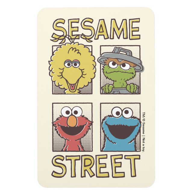 Sesame Street Klassisk seriefigur Magnet (Vertikal)