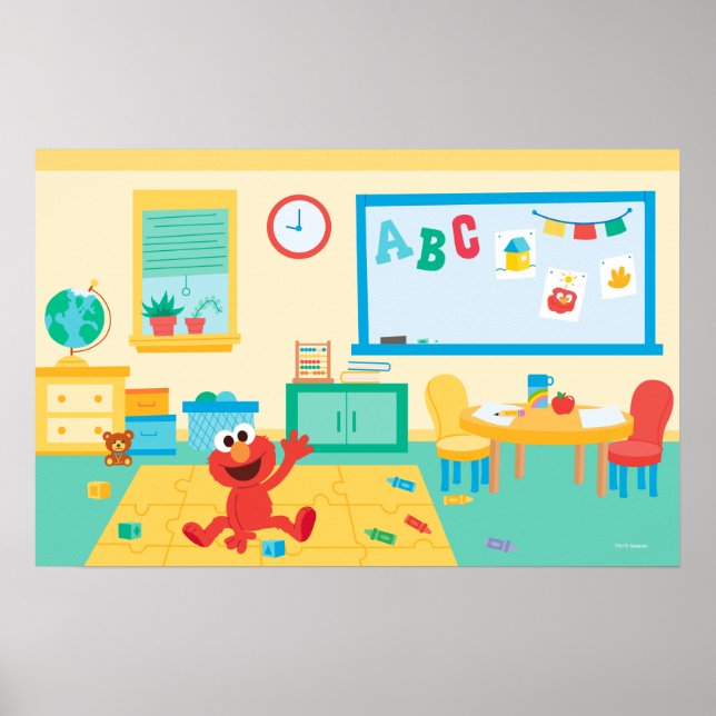 Sesame Street | Klassrumsscen Poster (Framsidan)
