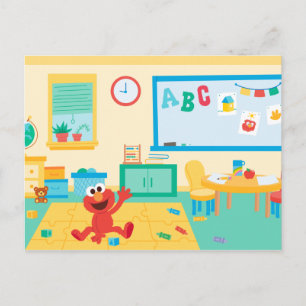 Sesame Street Klassrumsscen Vykort
