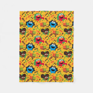 Sesame Street Kwanzaa Mönster Fleecefilt