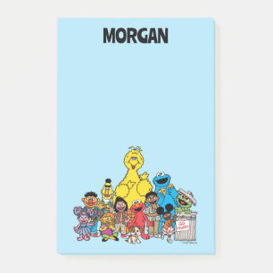 Sesame Street   Lägg till ditt namn genom att ange Post-it Block