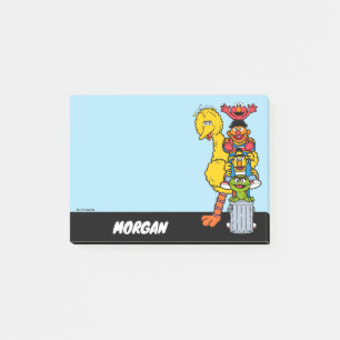 Sesame Street   Lägg till ditt namn Post-it Block