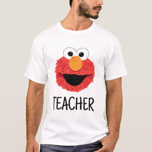 Sesame Street   Lärare i Elmo Ansikte T Shirt