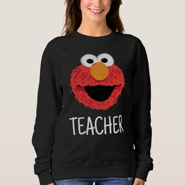 Sesame Street | Lärare i Elmo Ansikte T Shirt (Framsida)