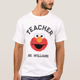 Sesame Street   Lärare i Elmo Ansikte T Shirt
