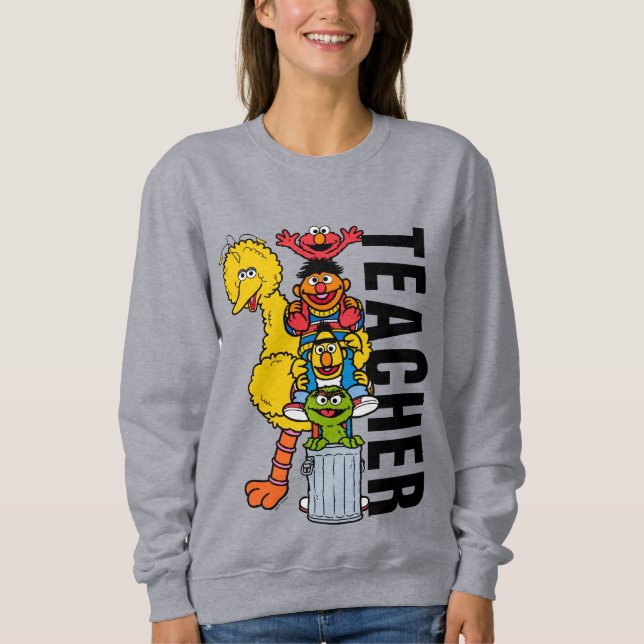 Sesame Street | Lärare på Sesame Street Pals T Shirt (Framsida)