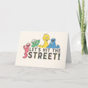 Sesame Street Låt oss Slå gatan! Kort