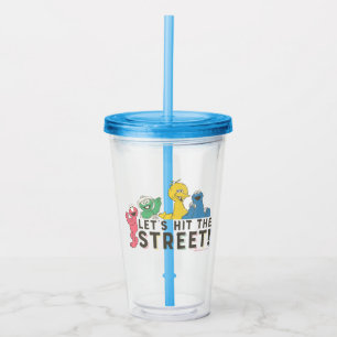 Sesame Street Låt oss Slå gatan! Take Away Mugg