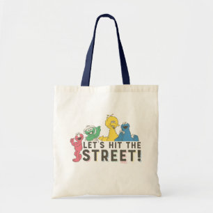 Sesame Street Låt oss ta gatan! Tygkasse