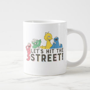 Sesame Street Låt oss ta gatorna med storm! Jumbo Mugg