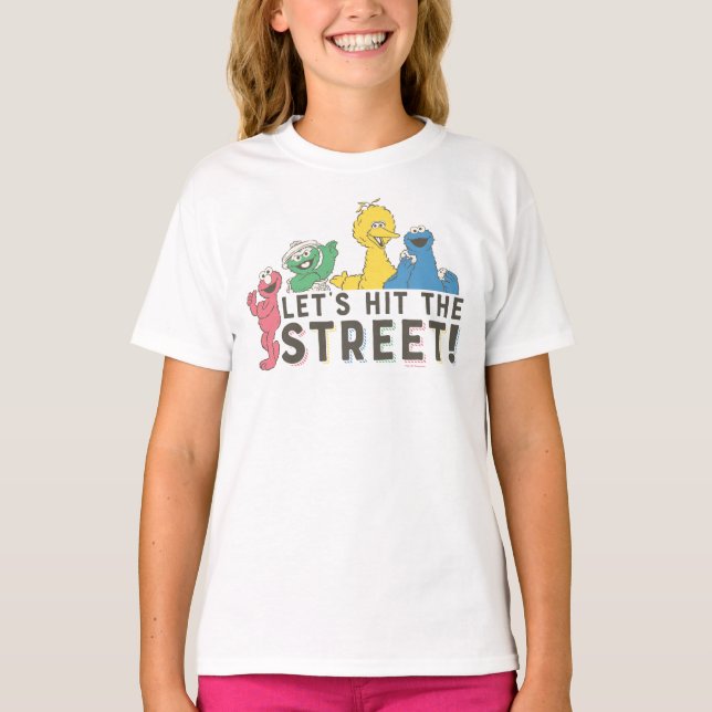 Sesame Street | Låt oss träffa gatan! T Shirt (Framsida)