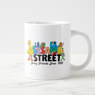 Sesame Street Luffiga vänner sedan 1969 Jumbo Mugg