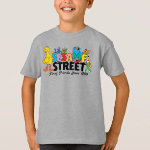 Sesame Street   Luffiga vänner sedan 1969 T Shirt