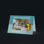 Sesame Street | Lycklig Hanukkah Kort<br><div class="desc">Fira säsongen med det här söta Sesame Street Hanukah-kortet. Anpassa med foto och namn!</div>