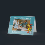 Sesame Street | Lycklig Hanukkah Kort<br><div class="desc">Fira säsongen med det här söta Sesame Street Hanukah-kortet. Anpassa med foto och namn!</div>