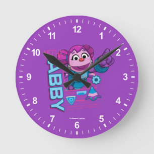 Sesame Street Mecha Builders Abby Cadabby Rund Klocka
