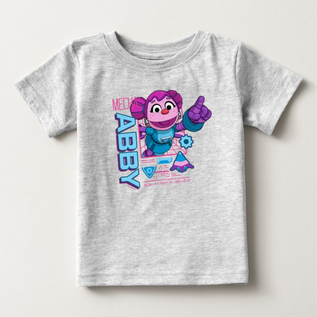 Sesame Street | Mecha Builders Abby Cadabby T Shirt (Framsida)