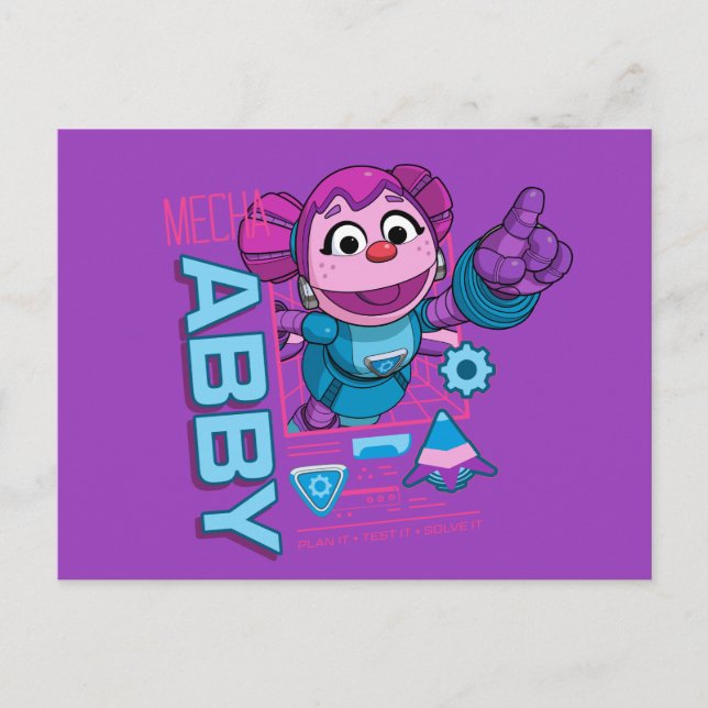 Sesame Street | Mecha Builders Abby Cadabby Vykort (Framsida)