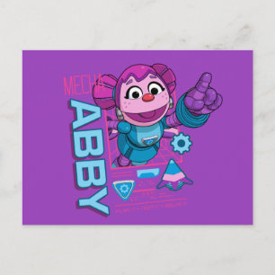 Sesame Street Mecha Builders Abby Cadabby Vykort