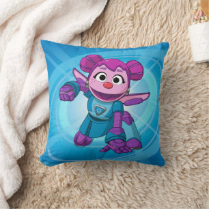 Sesame Street Mecha Builders Abby i praktiken Kudde