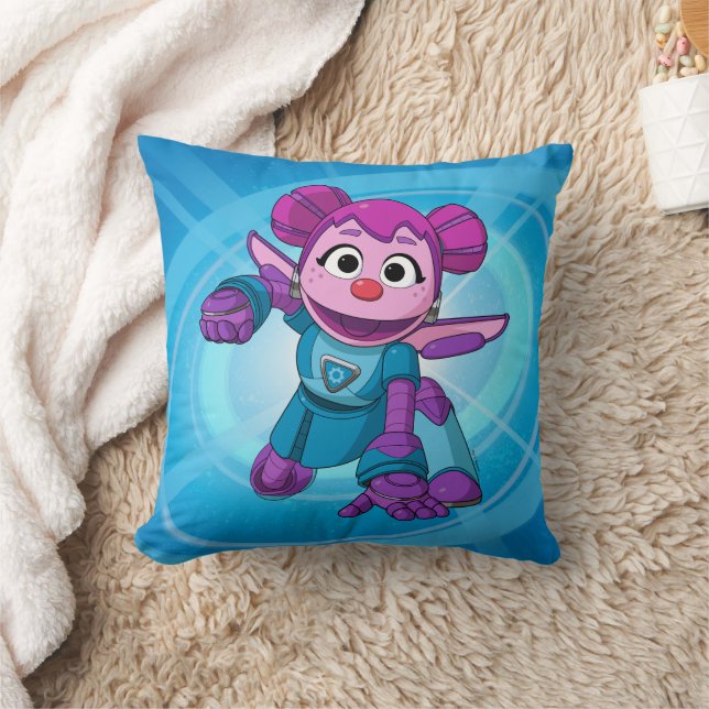 Sesame Street | Mecha Builders Abby i praktiken Kudde (Filt)