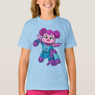 Sesame Street   Mecha Builders Abby i praktiken T Shirt