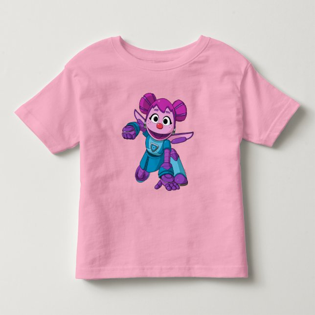 Sesame Street | Mecha Builders Abby i praktiken T Shirt (Framsida)
