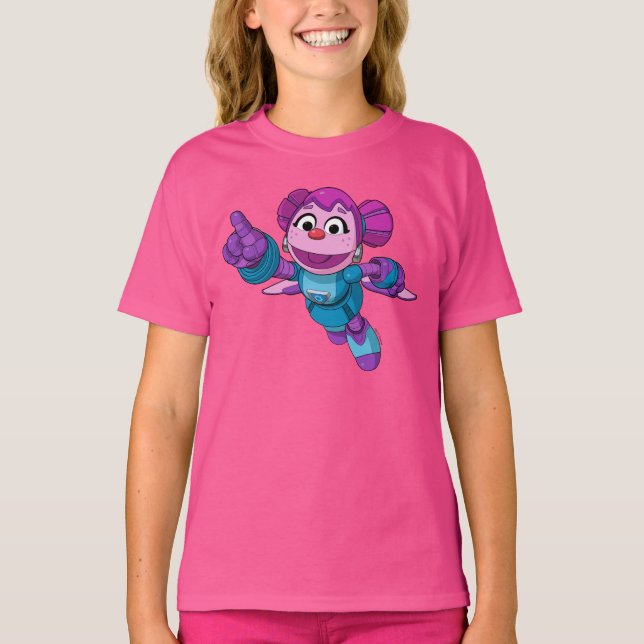 Sesame Street | Mecha Builders Abby T Shirt (Framsida)